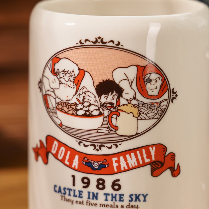 Chope à bière Famille de Dora - Castle in the Sky