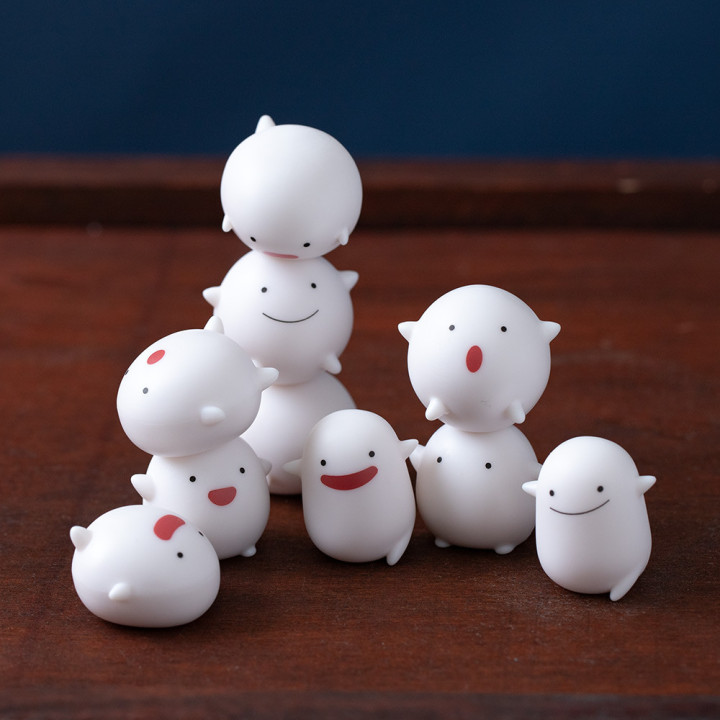 Set Figurines Nosechara Warawara - Le Garçon et le Héron