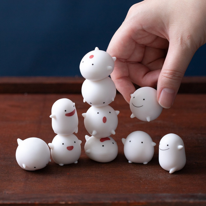 Set Figurines Nosechara Warawara - Le Garçon et le Héron