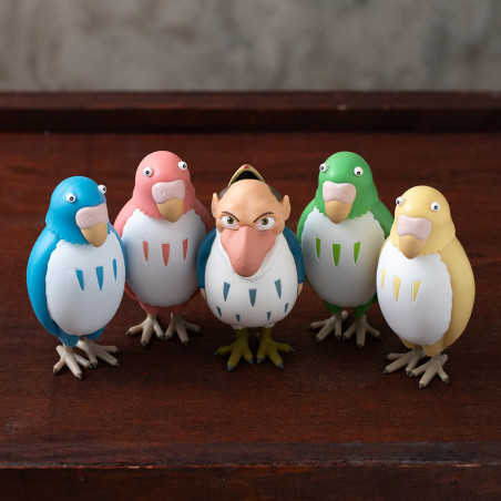 Figurine Bobble head Perruche Verte - Le Garçon et le Héron