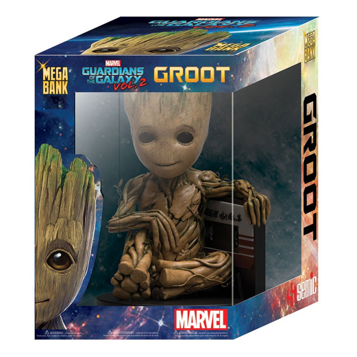MEGA TIRELIRE GROOT DELUXE - MARVEL 