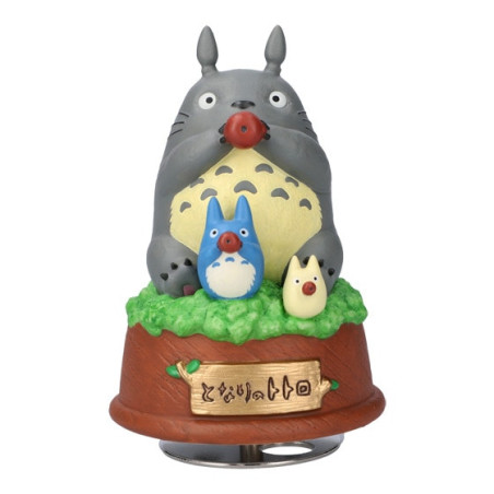 Grande Statue Musicale Totoro joue de l’ocarina - Mon Voisin Totoro