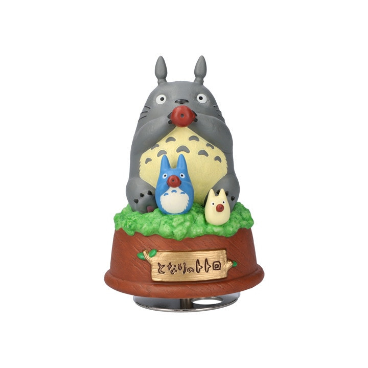 Grande Statue Musicale Totoro joue de l’ocarina - Mon Voisin Totoro