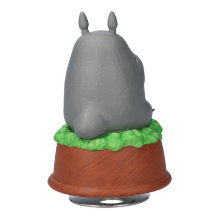Grande Statue Musicale Totoro joue de l’ocarina - Mon Voisin Totoro