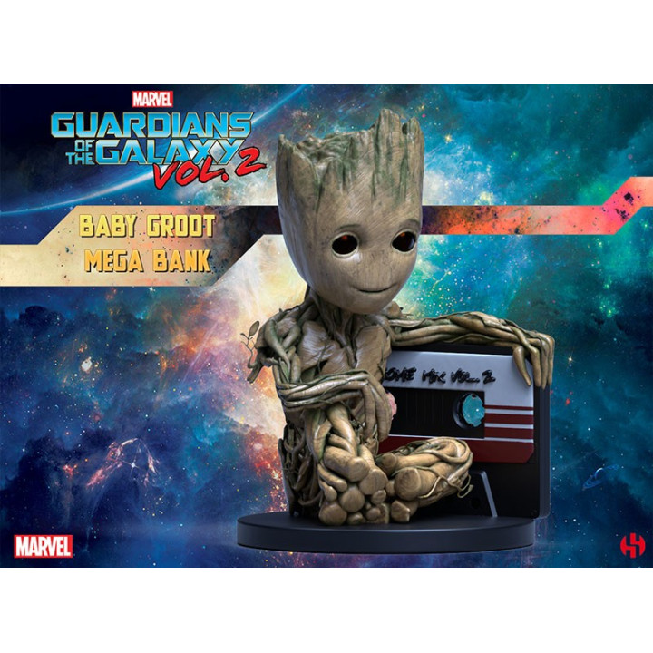 MEGA TIRELIRE GROOT DELUXE - MARVEL 