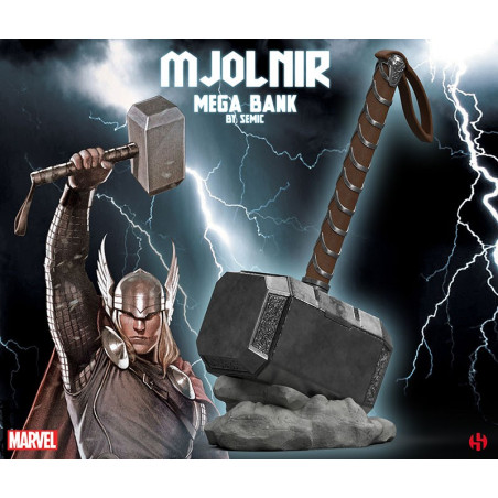 MARVEL MEGA TIRELIRE MARTEAU DE THOR