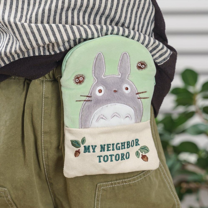 Mascot Pocket Pouch Big Totoro 17 x 12 cm - My Neighbor Totoro