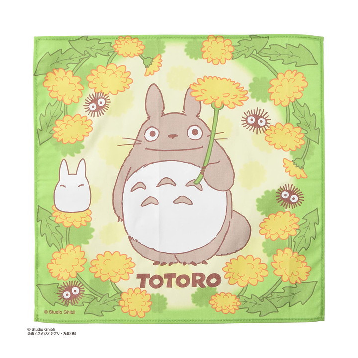 Mouchoir Silhouette Totoro Pissentlit 43 x 43 cm - Mon VoisinTotoro
