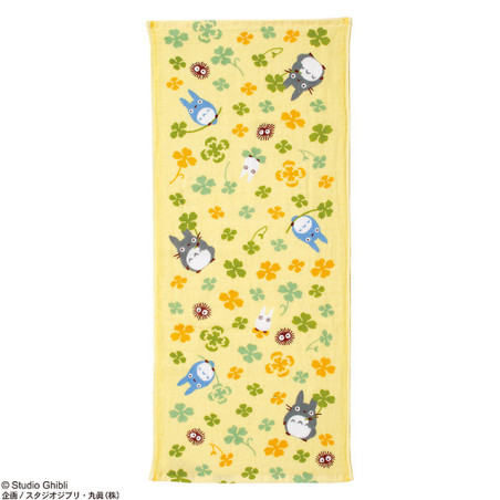 Serviette Imabari Totoro Trèfle 34x80 cm - Mon Voisin Totoro