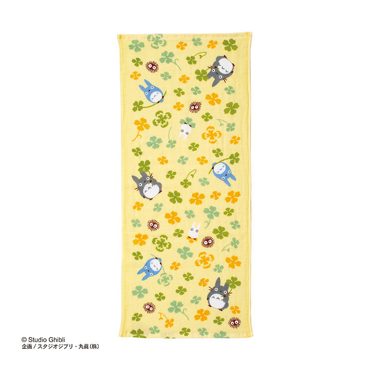 Serviette Imabari Totoro Trèfle 34x80 cm - Mon Voisin Totoro