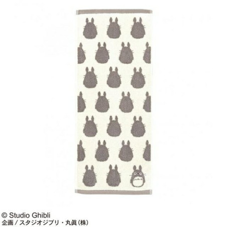 Serviette Silhouette Totoro Gris 33x80 cm - Mon Voisin Totoro