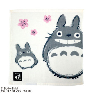 Mini Serviette Imabari Totoro Sakura 34x36 cm - Mon Voisin Totoro