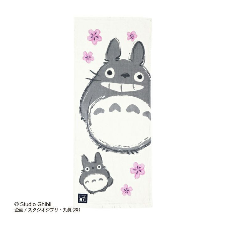 Imabari Towel Totoro Sakura 34x80 cm - My Neighbor Totoro