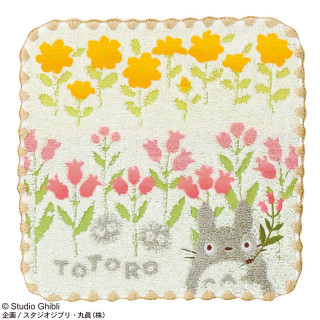 Mini Towel Totoro Wild flowers 25x25 cm - My Neighbor Totoro