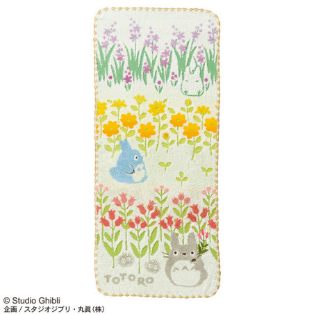 Serviette Totoro Fleurs Sauvages 34x80 cm - Mon Voisin Totoro