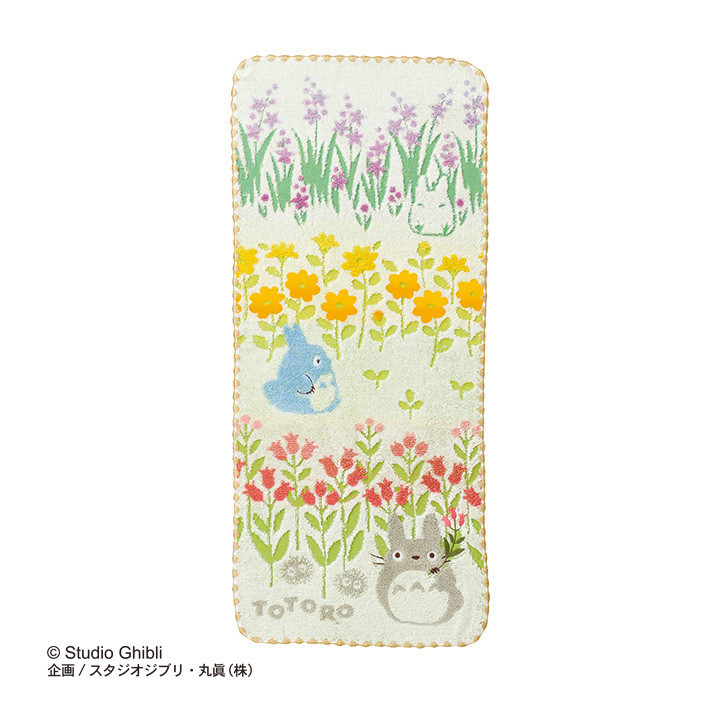 Towel Totoro Wild flowers 34x80 cm - My Neighbor Totoro