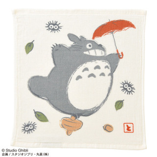 Mini Serviette Imabari Totoro Parapluie 34x36 cm - Mon Voisin Totoro
