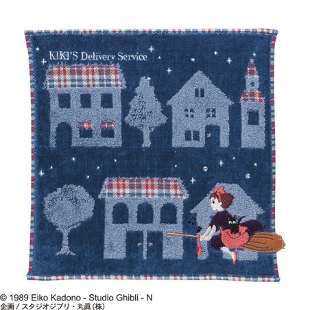 Mini Serviette La nuit du départ 25x25 cm - Kiki la petite sorcière