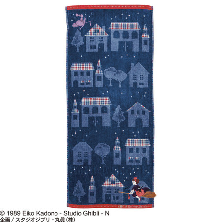 Serviette La nuit du départ 34x80 cm - Kiki la petite sorcière