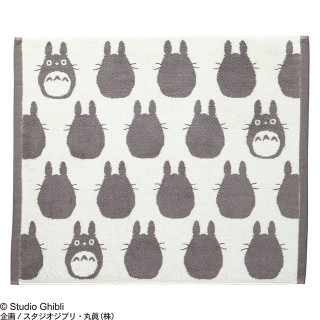 Grande Serviette Silhouette Totoro Gris 50x60 cm - Mon Voisin Totoro