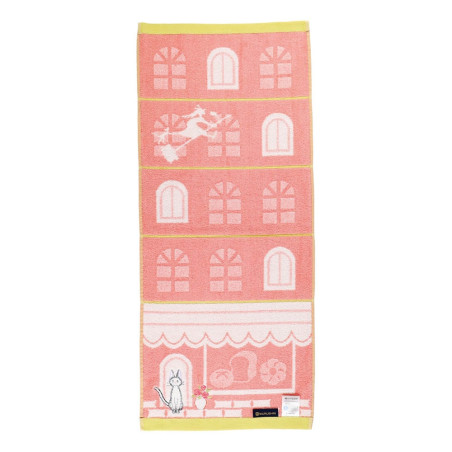 Serviette Jiji Coin de rue 34x80 cm - Kiki la petite sorcière