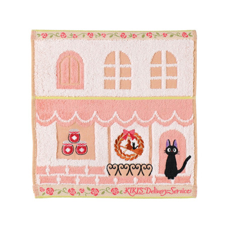 Mini Serviette Jiji Coin de rue 25x25 cm - Kiki la petite sorcière