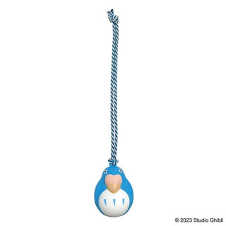 Strap Clochette Netsuke Perruche Bleue - Le Garçon et le Héron