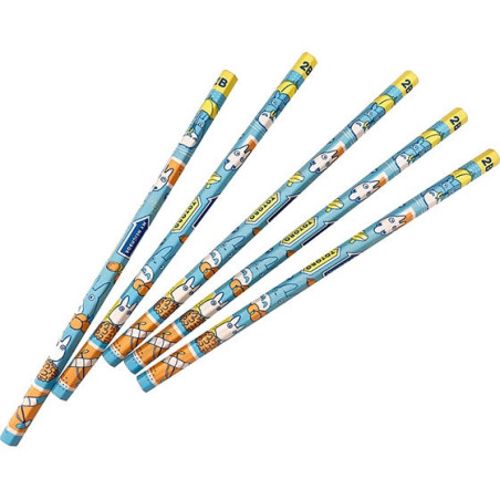 Set de 12 Crayons 2B Véhicules - Mon voisin Totoro
