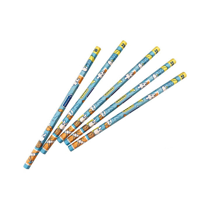 Set de 12 Crayons 2B Véhicules - Mon voisin Totoro