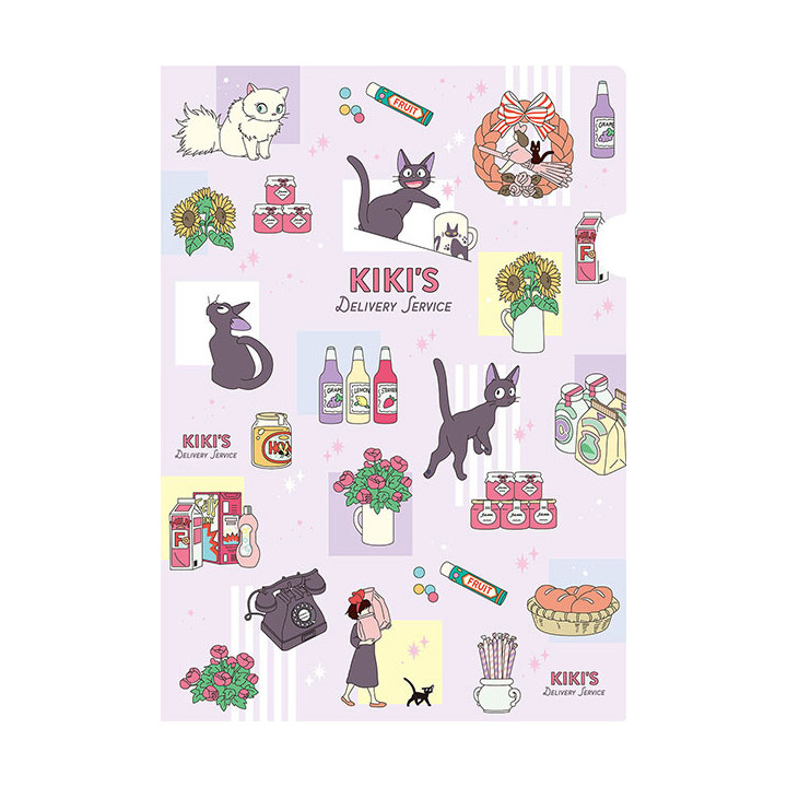 Chemise A4 Jiji & Kiki Shopping - Kiki la petite sorcière