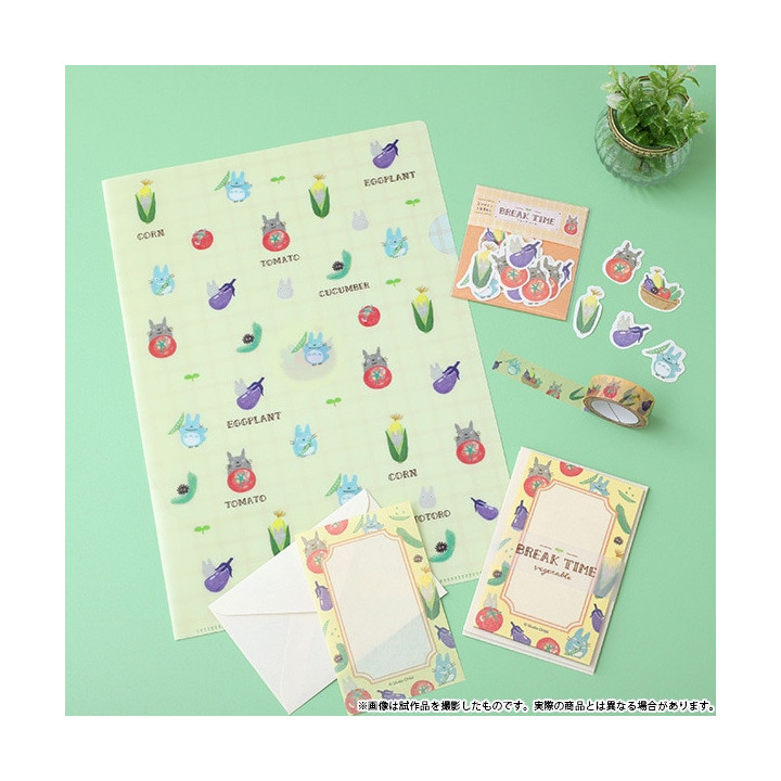 Chemise A4 Break Time Légumes - Mon voisin Totoro