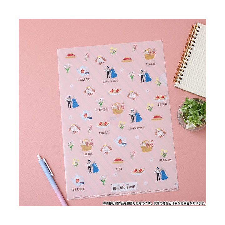 Chemise A4 Break Time Fleurs - Le Château ambulant