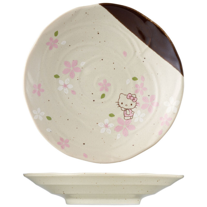 Assiette Creuse Mino Fleur de cerisier - Hello Kitty