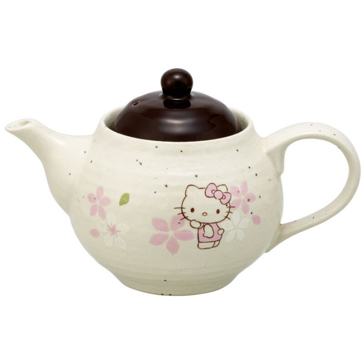 Mino Tea Pot Cherry Blossom 450ml - Hello Kitty