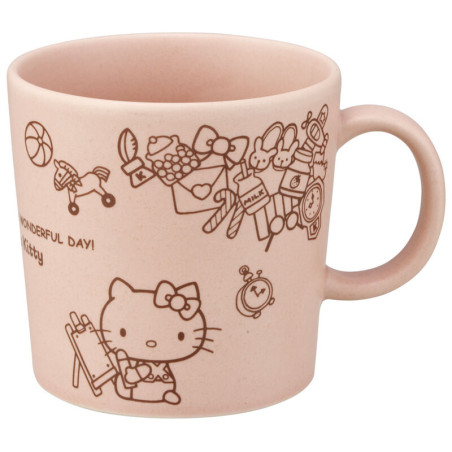 Mino Mug Pink Sakura 290ml - Hello Kitty