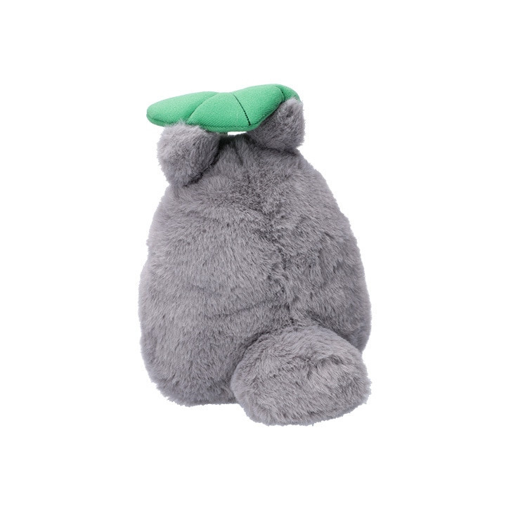 Peluche Nakayoshi Totoro Gris avec feuille - Mon Voisin Totoro