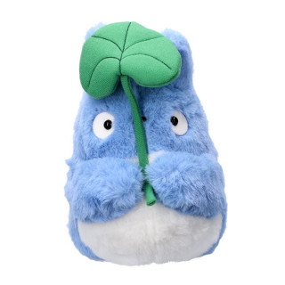 Peluche Nakayoshi Totoro Bleu avec feuille - Mon Voisin Totoro