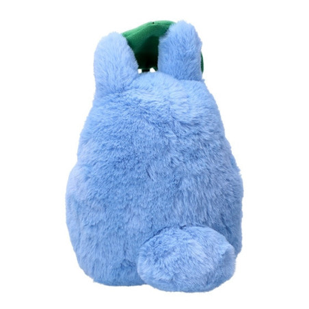 Peluche Nakayoshi Totoro Bleu avec feuille - Mon Voisin Totoro