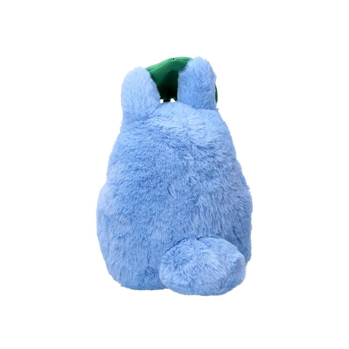 Peluche Nakayoshi Totoro Bleu avec feuille - Mon Voisin Totoro