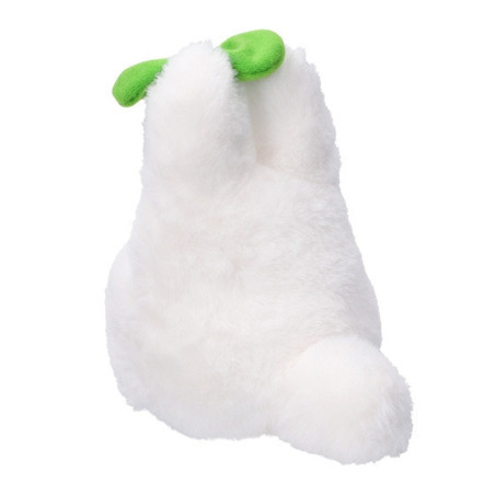 Peluche Nakayoshi Totoro Blanc avec feuille - Mon Voisin Totoro