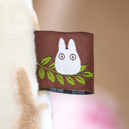 Coussin brique moiré Totoro silhouette   - Mon Voisin Totoro