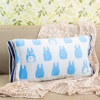 Taie d'oreiller Silhouette Totoro Bleu - Mon Voisin Totoro 