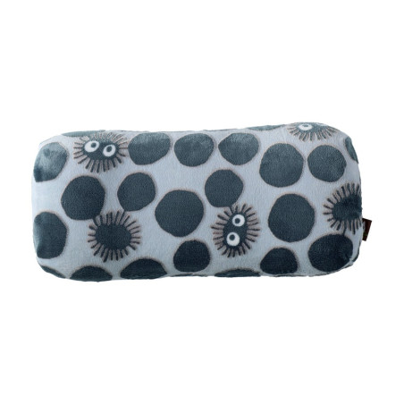 Opalised block cushion Soot Sprite silhouette  - My Neighbor Totoro
