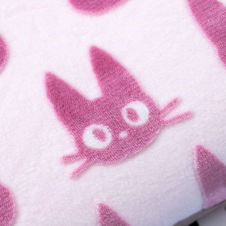 Coussin brique moiré Jiji silhouette   - Kiki la petite sorcière