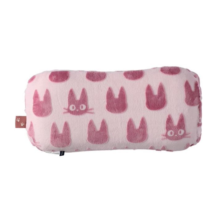 Coussin brique moiré Jiji silhouette   - Kiki la petite sorcière