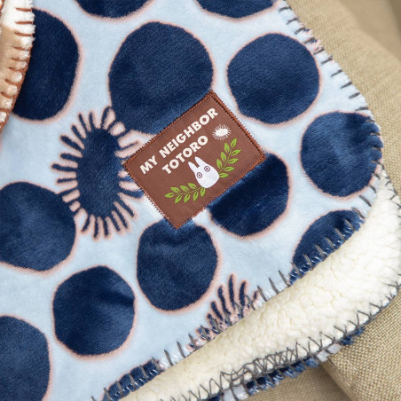 Couverture moirée Noiraude silhouette 70x100 cm - Mon Voisin Totoro