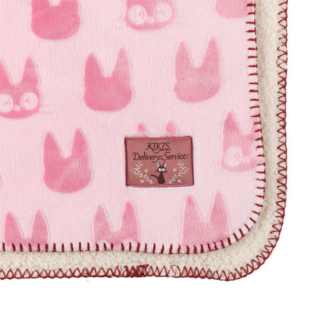Couverture moirée Jiji silhouette 70x100 cm - Kiki La Petite Sorcière