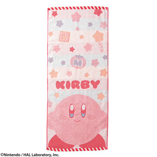 Serviette Fluffy Kirby the star 34x80 cm - Kirby