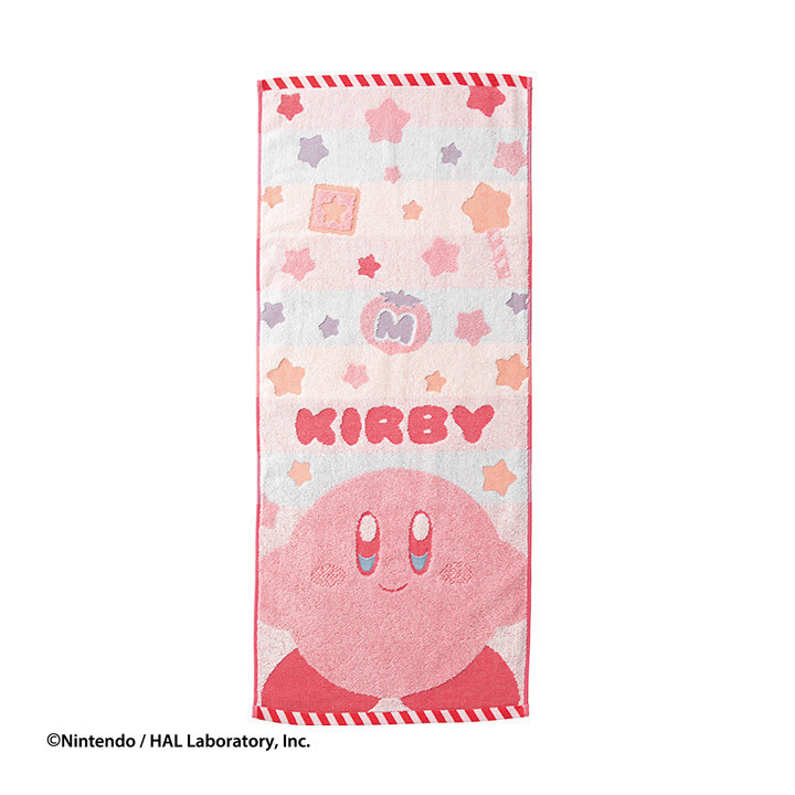 Serviette Fluffy Kirby the star 34x80 cm - Kirby