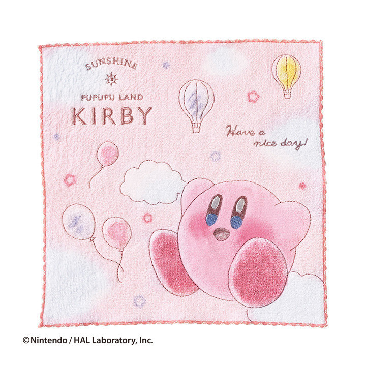 Mini Serviette Kirby Promenade des bonbons 25x25 cm - Kirby
